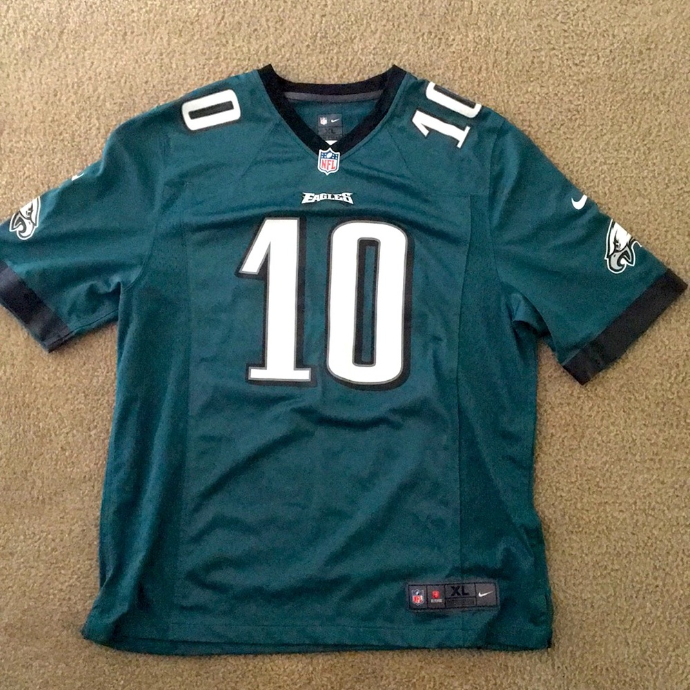 Nike Eagles Jackson #10 NFL XL on field jersey
